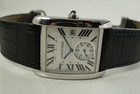 Cartier W5330003 Tank MC date automatic steel recent model all original unisex model for sale houston fabsuisse