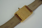 CARTIER 18K TANK LOUIS LADIES 2442 CLASSIC ORIGINAL STRAP & 18K BUCKLE C.2010'S