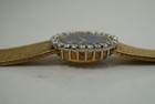 Audemars Piguet Ladies Bracelet Watch factory diamonds & lapis dial c. 1969-70 pre owned 18k yellow gold for sale houston fabsuisse