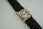 CARTIER TANK SOLO LADIES REF. 2473 IN 18K YELLOW GOLD cartier tank watch classic