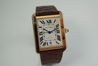 CARTIER TANK SOLO XL PINK GOLD STEEL BACK REFERENCE W5200026 