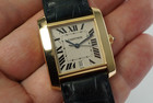 CARTIER TANK FRANCAISE LARGE REF.1840 W5000156 IN 18KT YELLOW GOLD
