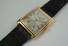 PATEK PHILIPPE 5010 GONDOLO 18KT YELLOW GOLD SILVER DIAL RECTANGLE MANS c.2000'S