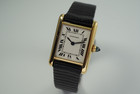 CARTIER TANK LADIES 18KT YELLOW GOLD ORIGINAL STRAP & BUCKLE DATES 1980'S