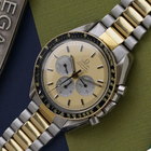 Vintage Omega Speedmaster Professional DD145.022 14k Gold Steel Rare Two Tone