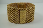 Piaget Coral 18k Yellow Gold Mesh Bracelet Watch c. 1970’s