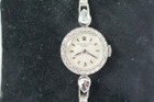 Patek Philippe Platinum and 14k Women’s Diamond Bracelet Watch c. 1950’s 