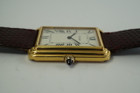 Cartier Gold Plated Tank 15716 Large Stepped Case c. 1970’s New York Edition