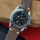 1960s Alsta - JP Pingouin Chronograph Broad Arrow Stainless Steel