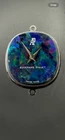 A fine vintage Audemars Piguet opal and diamond bracelet watch in 18k white gold, crafted during the 1980s. A stunning oval accessory for the fiery gem quality opal dial Audemars is renowned in selecting for their fine pieces, surrounded by round brilliant cut diamonds. Both the opal and diamonds catch the light in a way that refracts a glitter of rainbow colors. This piece will dazzle the wearer and suit a variety of occasions, its interlinked chain bracelet wearing comfortably on the wrist. Modeled on 6 inch wrist.

The opal has faint crack at 4 o’clock position that is imperceptible with the naked eye due to the competing opal. Light scratch on center crystal. 
Factory round cut .10 carat diamond set bezel; 2 carats total approximate.
Original opal dial, hands and crown. 
Case measures 21.5 x 22.5 mm, 6.5 mm thick. 
AP cal. 2430, 18 jewel backwind set movement. 
Case# 194xx Movement# 2636xx
Sapphire crystal. 
AP signed bracelet, measures and fits 6 3/4 inches or 17cm approximate, 12mm wide.