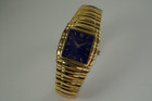 Piaget 95061 M401 D Tanagra 18k yellow gold with Lapis dial c. 1990's for sale houston fabsuisse