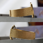 Gerald Genta 1980s Skeleton Diamond 18k Gold Convertible Bracelet G2098