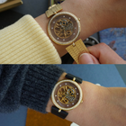 Gerald Genta 1980s Skeleton Diamond 18k Gold Convertible Bracelet G2098