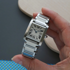 Cartier Tank Française Medium Date Stainless Steel