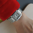 Cartier Tank Française Medium Date Stainless Steel