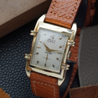 Gruen Vintage Tank 14k Gold 1950s