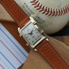 Gruen Vintage MLB All-Star Tank 14k Gold 1950s