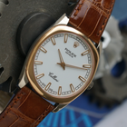 Rolex Cellini Danaos 4243/9 White and Rose Gold 38mm Manual