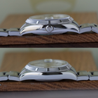 Rolex Oyster Perpetual Date 115210 Engine-Turned  Steel