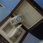 Audemars Piguet Royal Oak Ladies Blue Tapisserie Quartz  67600ST.OO.1210ST.02