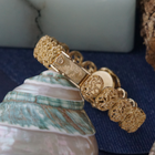 Rolex Vintage Ladies Precision Concealed Cocktail 18k Yellow Gold Watch