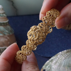 Rolex 1970s Concealed Ladies 14k Gold Cocktail Bracelet Watch