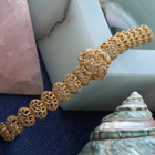 Rolex 1970s Concealed Ladies 14k Gold Cocktail Bracelet Watch