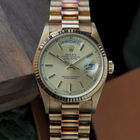 Rolex Day Date President 18038 Yellow Gold 1987