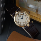 Cartier 1990s Vendome .925 Vermeil Small 24 mm 590004