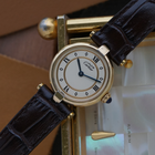 Cartier 1990s Vendome .925 Vermeil Small 24 mm 590004