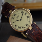 Cartier 1990s Vendome .925 Vermeil 30 mm 590003