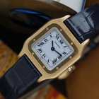 Cartier 1980-90s Santos Dumont Extra Plate White Gold 96053