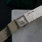 Rolex 1960s Belt Buckle Bracelet 18k White Gold 9634