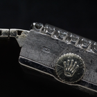 Rolex 1960s Belt Buckle Bracelet 18k White Gold 9634