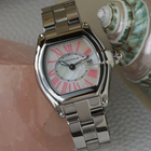 Cartier Roadster Ladies Mother of Pearl Steel W6206006 2000s