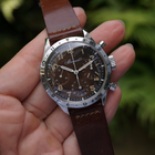 Vintage Breguet Type XX Big Eye Chronograph Flyback Stainless Steel, Circa 1960s