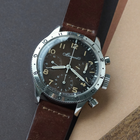 Vintage Breguet Type XX Big Eye Chronograph Flyback Stainless Steel, Circa 1960s