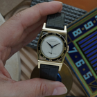 Hamilton 1940s Piping Rock Black Enamel 14k Yellow Gold