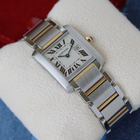 Cartier Tank Française Steel & Gold Medium