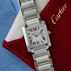 Cartier Tank Française Steel & Gold Medium
