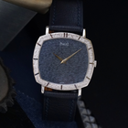 Piaget 1970s Bark Cushion White Gold 12421A6