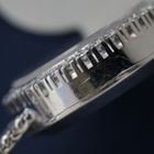 Rolex 1970s Precision 3156 Diamond Oval 18k White Gold Bracelet