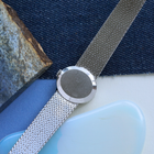 Rolex 1970s Precision 3156 Diamond Oval 18k White Gold Bracelet