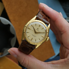 Rolex 1952-53 Oyster Perpetual Bubbleback 6085 Automatic 18k Yellow Gold