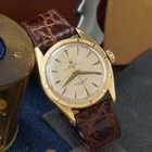Rolex 1952-53 Oyster Perpetual Bubbleback 6085 Automatic 18k Yellow Gold