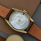 Rolex 1952-53 Oyster Perpetual Bubbleback 6085 Automatic 18k Yellow Gold