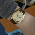 Rolex 1952-53 Oyster Perpetual Bubbleback 6085 Automatic 18k Yellow Gold