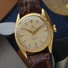 Rolex 1952-53 Oyster Perpetual Bubbleback 6085 Automatic 18k Yellow Gold