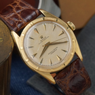 Rolex 1952-53 Oyster Perpetual Bubbleback 6085 Automatic 18k Yellow Gold