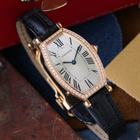 Cartier Ladies Tonneau Diamond Rose Gold WE400331 | Box